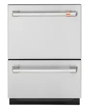 (FACTORY SEALED) GE Cafe Double Drawer Dishwasher - Stainless Steel