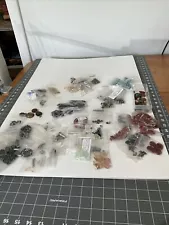 Large Lot Of Natural And Semi Precious Stones + SS Findings For Making Jewelry