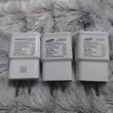 LOT of 3 Samsung EP-TA50JWE Fast Charging Wall Charger Phone Adapter