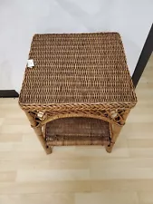 Square End Table Antique Washed