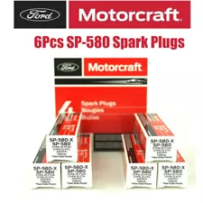 6PCS Genuine Motorcraft SP534 SP580 SP580X Iridium Spark Plug For Ford F150 (For: 2013 Ford F-150 Platinum)