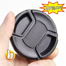 Center Pinch Snap Front Lens Cap Cover For SLR camera with-String SALE