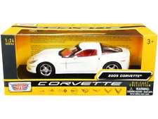 2005 Chevrolet Corvette C6 White with Red Interior "History of Corvette" Series