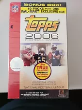 2006 Topps Football Blaster Box Factory Sealed Look For Peyton Manning Auto