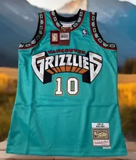 MITCHELL & NESS VANCOUVER GRIZZLIES M $135 MIKE BIBBY NWT JERSEY SWINGMAN HWC