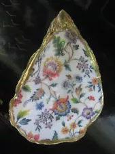 Hand Decorated Decoupaged Oyster Shell