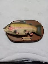 Animated Tommy Trout Singing Fish Wall Hanging Table Sitting Sings Untested