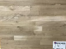 #2 Common Unfinished 2 1/4" x 3/4" Solid White Oak Hardwood Flooring $2.49/Sqft