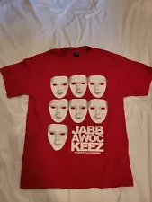 JABBAWOCKEEZ Red Short Sleeve T Shirt Size Large