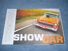 1955 Chevy Bel Air Hardtop Blown Pro Street Article "Show Car"