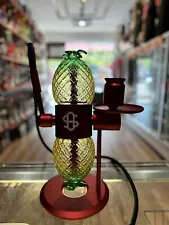 NEW Studenglass Gravity Bong- 360 Degrees Rotating Glass- Pineapple Red & yellow