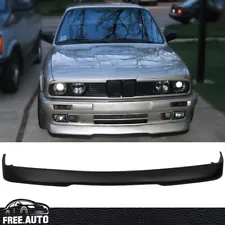 Fits 84-92 BMW 3-Series E30 Front Bumper Lip Spoiler RG Style Unpainted PU (For: BMW 318is)