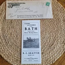 1917 Strout Agency Realty Agent Farms for Sale in Bath New Hampshire w/ Envelope