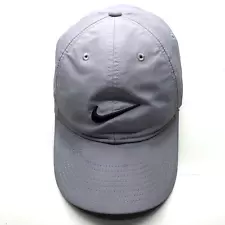 Nike Baseball Cap Gray Mens OSFM Adjustable Logo Lightweight 892651-012