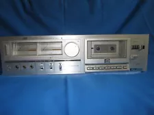 vintage stereo cassette tape deck