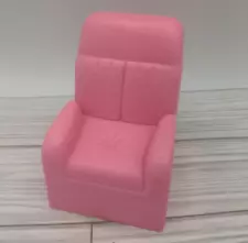 Vintage Barbie furniture 1994 Living Room Pink Chair Plastic