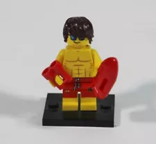 Lego Minifigure Lifeguard Beach Pool Minifigure Float Buoy Binoculars 71007 JT