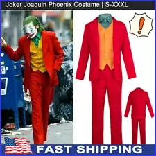 Joker Joaquin Phoenix Arthur Fleck Cos Costume Full Set For Halloween Cosplay