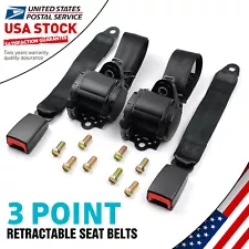 3 point Seat Saftey Belt Harness Kit Go Kart UTV Buggie Single Double ATV new (For: Honda Pilot)