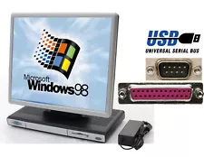 Quiet Computer with Display Windows 98 for Industry RS-232 LPT and Old Games