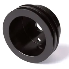 Black Crankshaft Pulley for Small Block Chevy V-Belt LWP 283 327 350 400