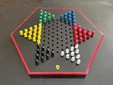 Genuine Ferrari Carbon Fiber Chinese Checkers Board Game Extremely RARE SOLD OUT