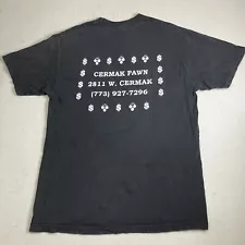 2811 W. Cermak Pawn Shop T-Shirt Mens L Chicago 773 Jewelry Black Tee