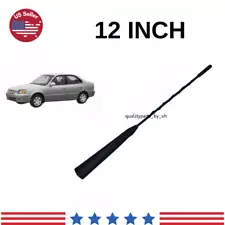 12" Short Black Replacement Antenna Mast AM/FM For HYUNDAI ACCENT 1995-2005