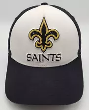 New Orleans Saints Black Women's New Era 9Forty Adjustable Strap Back Hat Cap