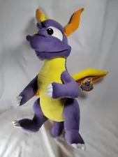 NWT Vintage Spyro The Dragon 16" Plush 2001 Play-By-Play Playstation PS1