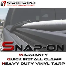 Hidden Snap On Tonneau Cover For 99-07 Silverado/Sierra Stepside 6.5 Ft 78" Bed