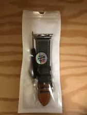 APPLE IWATCH REPLACEMENT BAND 42MM GENUINE LEATHER HERMES STYLE BUCKLE BLACK