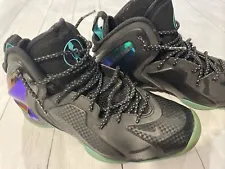 Nike Lil Penny Posite Foamposite Black Hyper Jade 2014 Flight Mens Size 8.5