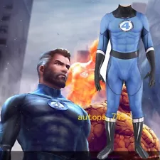 Mister Fantastic Cosplay Fantastic Four Costume Halloween New Jumpsuit Superhero