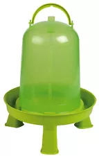 Chicken Waterer with (4)Legs, Green, 10 Liter