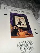 BN Sue Hillis Stitching Spells For Sale Cross Stitch Chart And Button