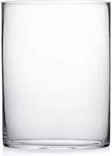 Quality Thick Weighted Clear Cylinder Glass Vases, 3" W X 16" H, Skinny Bud Tall