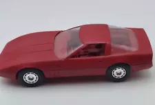 1984 Chevrolet Corvette RED Plastic Model Car Dealer Promo