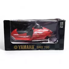 1999 Yamaha SRX 700 1:12 New-ray Toys Snowmobile Plastic, Red NRFB