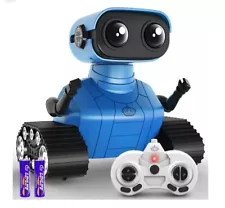 Emo Robot Toy for Boys & Girls, Rechargeable Remote Control, Auto-Demonstration,