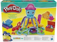 Play-Doh Cranky The Octopus Unused 5 Tubs Of Playdoh