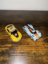 Aotipol Top Turbo Racing 1/43 Scale Lighted Lot of 2 Slot Cars Only Tested Works