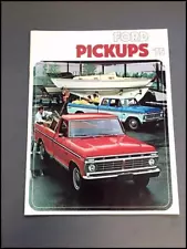 1975 Ford F-100 F-150 F-250 pickup Truck 16-page Vintage Brochure Catalog