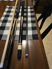 pool sticks used