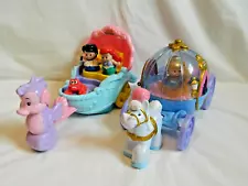 Fisher Price Little People Ariel's Coach Cinderella Carriage Works