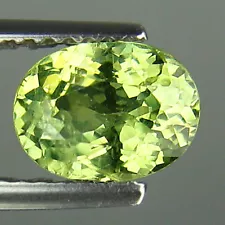 1.87Ct "AIGS" CERTIFIED ! YELLOWISH GREEN NATURAL SAPPHIRE FROM CEYLON