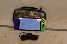 Nintendo Switch (OLED Model) HEG-001 Splatoon 3 Edition Video Game Console