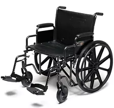 New ListingEverest & Jennings Traveler HD Bariatric Wheelchair, 24" Wide Seat, Holds 500 lb