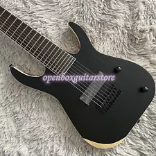 Black 8 String Electric Bass Guitar Alder Body Rosewood Fretboard Black Hardware