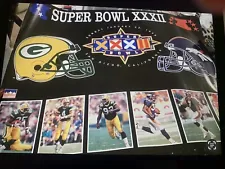 SUPER BOWL XXXII COLLECTOR POSTER 1998 SAN DIEGO SALE!